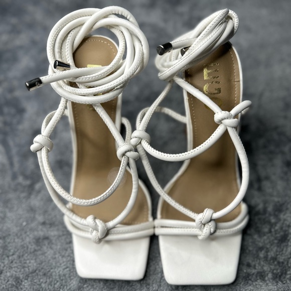 EGO Shoes - EGO White Strappy Heels